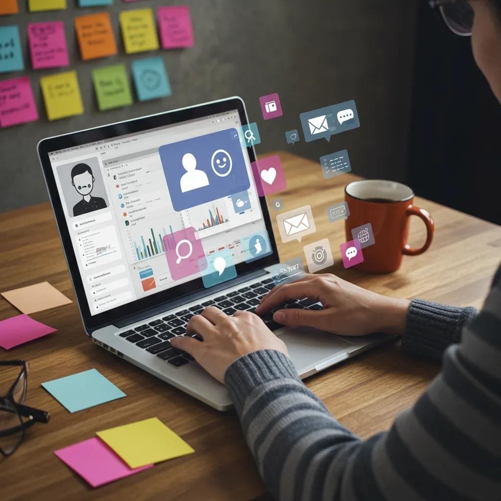 Dedicated social media manager actively engaging with the community and expertly building reputation for a porta potty business